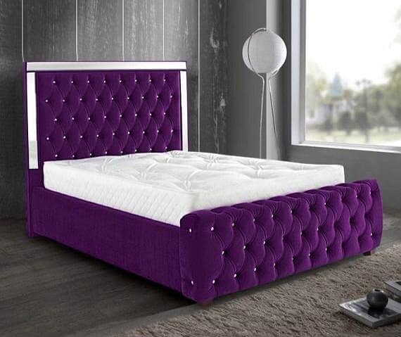 king bed/double bed/polish bed/bed /furniture/single bed/bed for sal 1