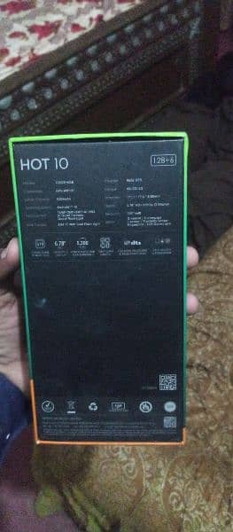 infinix hot 10 6 GB ram 128GB ROM 4