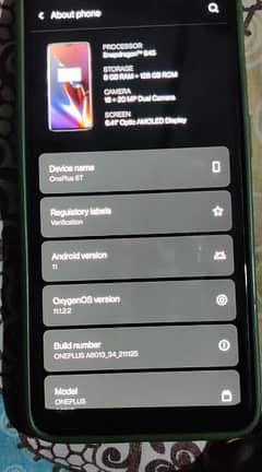 OnePlus 6t 8/128 0