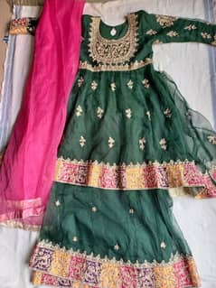 mehndi dress/party wear /sharara 0