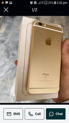 iPhone 6s 128 GB memory PTA approved 03314039830