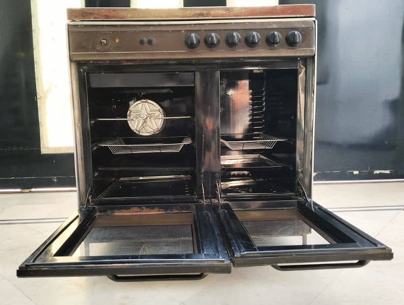 Oven (Baking+Grill) with Stoves (5) Full Cooking Range Set 0