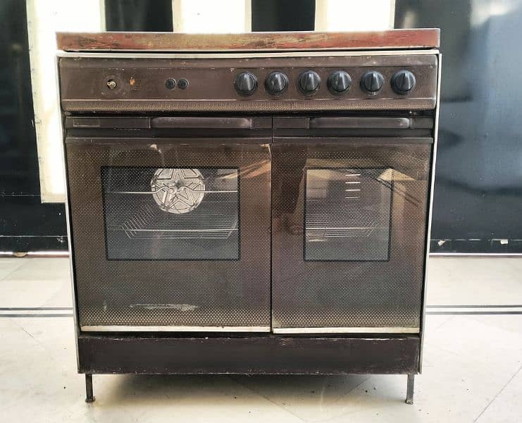 Oven (Baking+Grill) with Stoves (5) Full Cooking Range Set 4