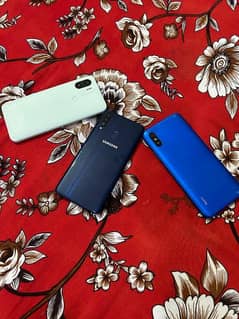 3 phones for sale samsung A20s Redmi A2plus redmi 9a