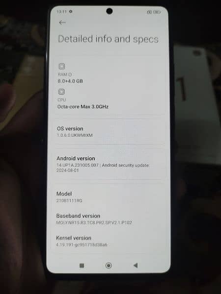 Xiaomi Mi 11T 5g With Complete Box 1