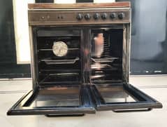 Oven (Baking+Grill) Electric & Gas with Stoves (5) Full Cooking Range 0