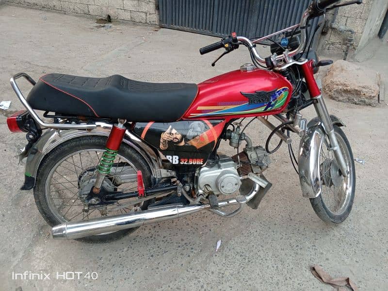 Ravi china bike 70cc good condition 2022 exchange offer possible 5