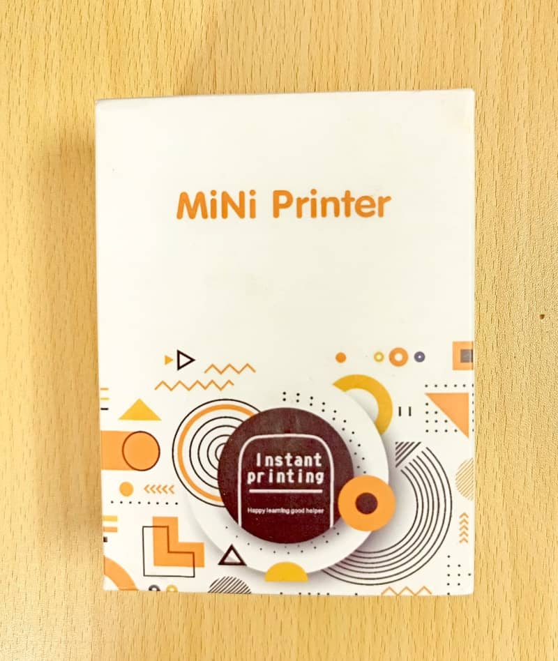 Rechargeable With 1 Paper Roll Thermal Printer Cute Office Mini Print 3