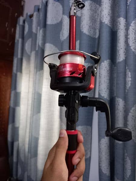 Fishing rod with XM200-3 2