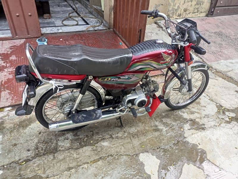 Honda CD 70 lush condition with VIP number 1