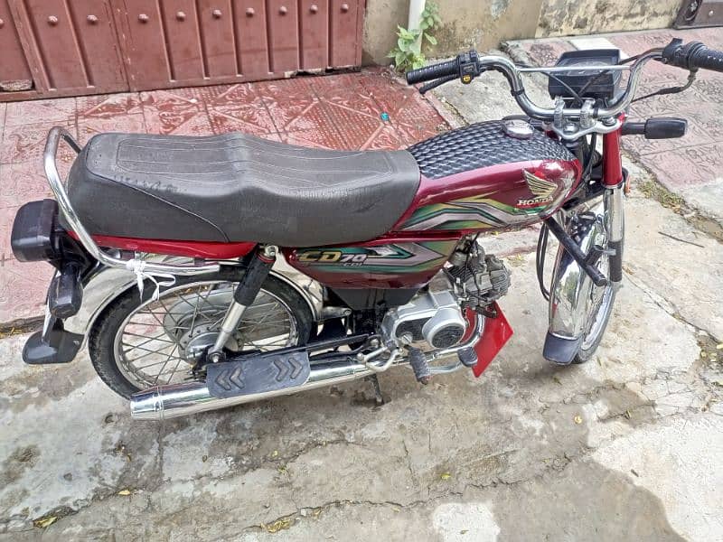 Honda CD 70 lush condition with VIP number 7