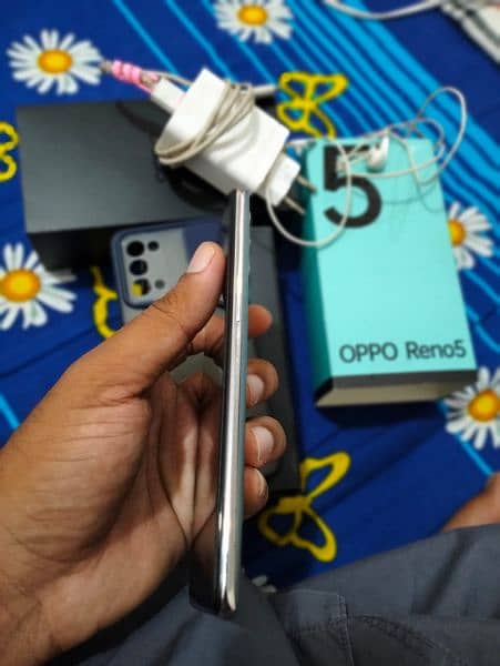 oppo reno 5 with box original all accessory 3