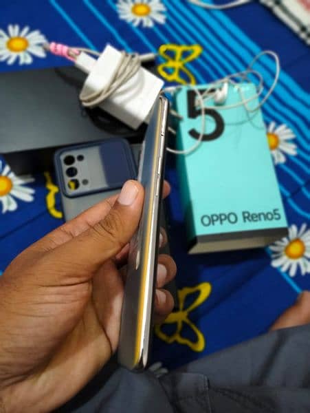 oppo reno 5 with box original all accessory 4