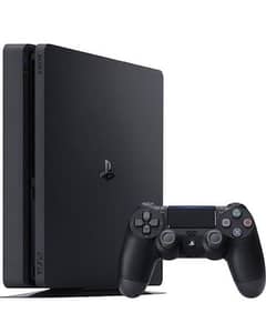 PS4 slim with 2 controllers