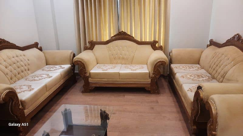 12 Seater Slightly Used Sofa Set For Sale 1