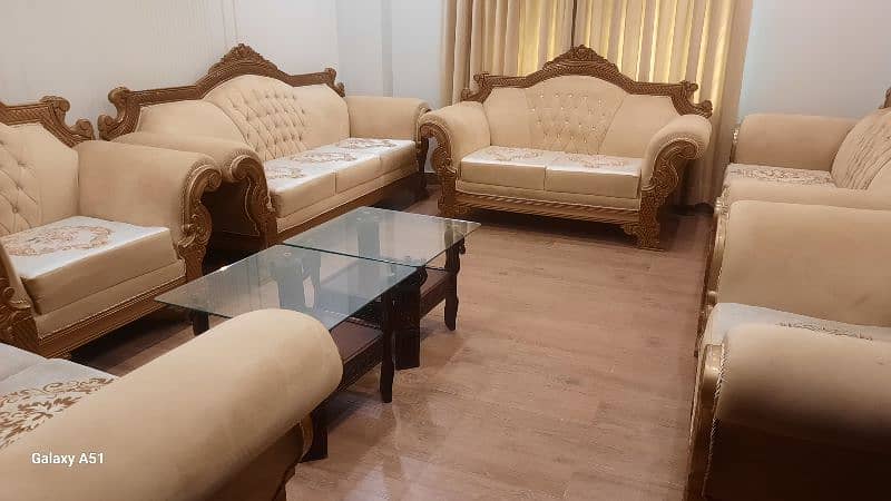 12 Seater Slightly Used Sofa Set For Sale 3