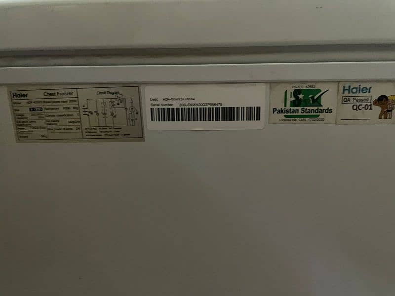 haier deep freezer 2