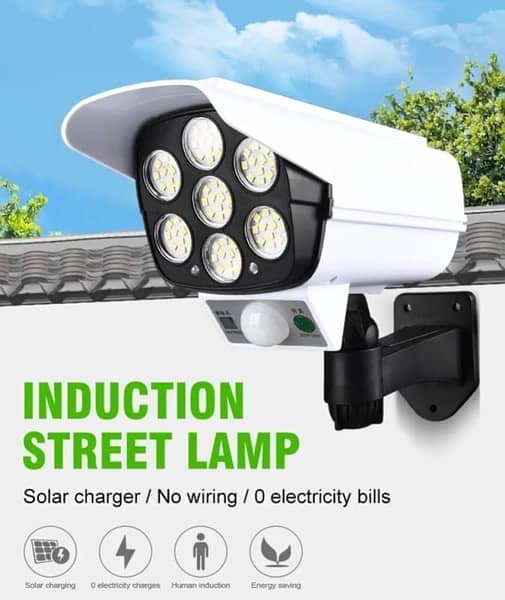 Solar Motion Sensor Outdoor Wall Light 5