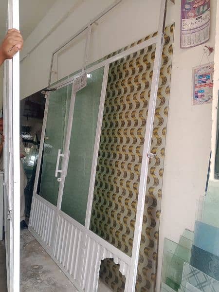 Shop front door without glass 1