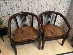 two coffee chairs