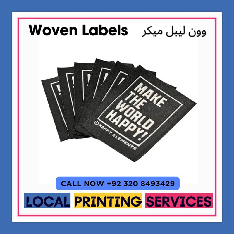 Woven labels | Custom Woven Labels | Satin Clothing Labels 1