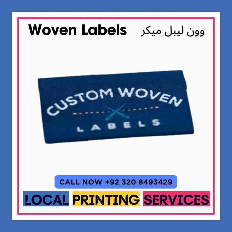 Woven labels | Custom Woven Labels | Satin Clothing Labels 3