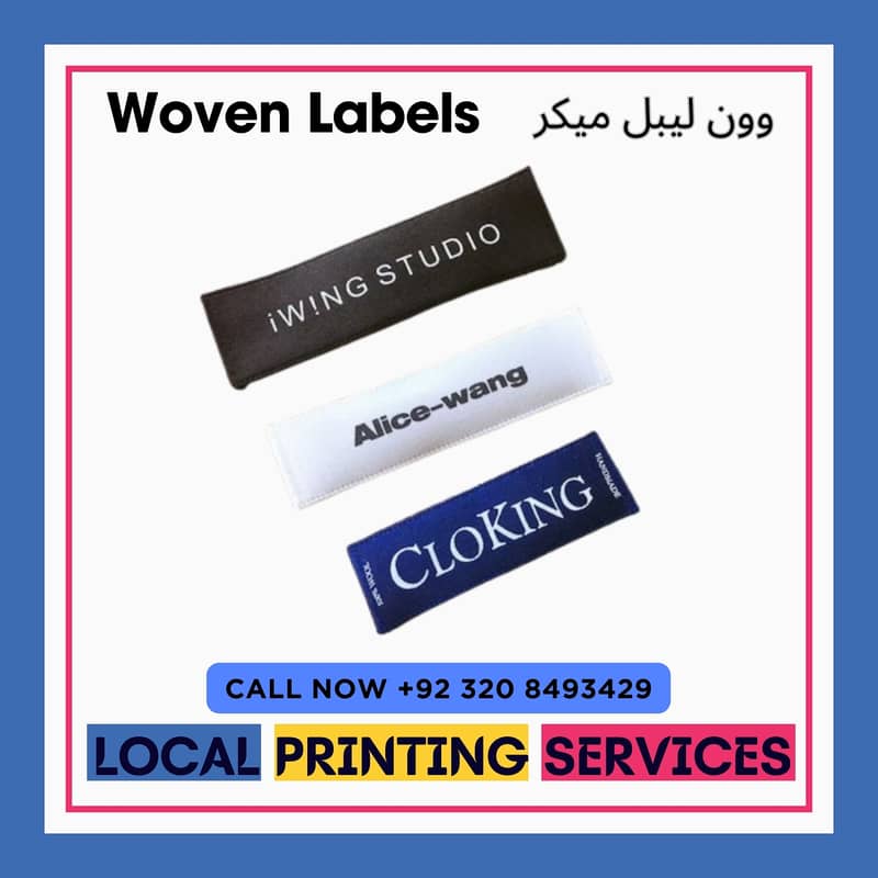 Woven labels | Custom Woven Labels | Satin Clothing Labels 4