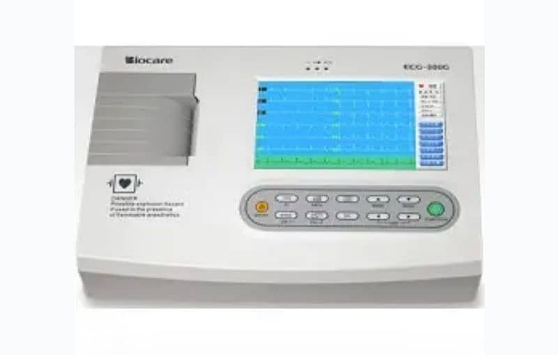 BIOCARE ECG-DIGITAL THREE CHANNEL ECG (WITH INTERPRETATION) – 300G 0