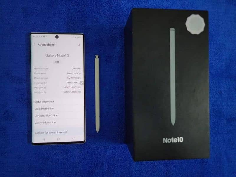 Samsung Note 10 PTA approved 03409540439Watsapp 1