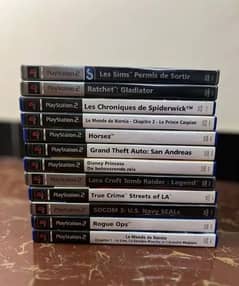 Playstation 2 and 3 games.