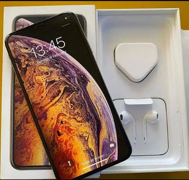 Apple I phone Xs Max 256 GB PTA proof hai Waterproof ha Warranty ma ha 1