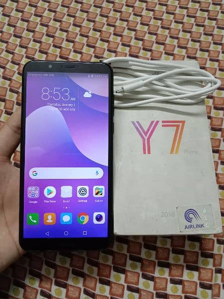 Huawei y7 2018 3gb 32gb urgent sale 2