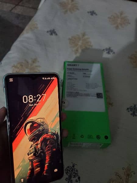 Infinix smart 7, Dual sim official PTA,  box pack , Exchange possible, 1