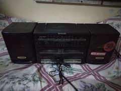 Audio cassette tape recorder Sharp brand  fresh condition not repaired 0