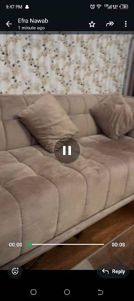 sofa set for sale in v good condition 1