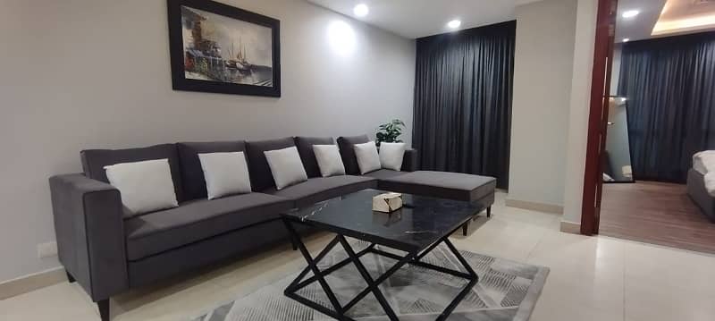 Luxury 1 Bedroom Apartment Fully Furnished Available For Rent In Gold Crest Mall And Residency DHA Phase 4 4