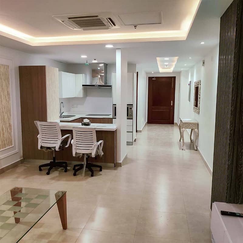 Fully Furnished 1 Bedroom Luxury Apartment For Rent In Goldcrest Mall And Residency DHA Phase 4 18