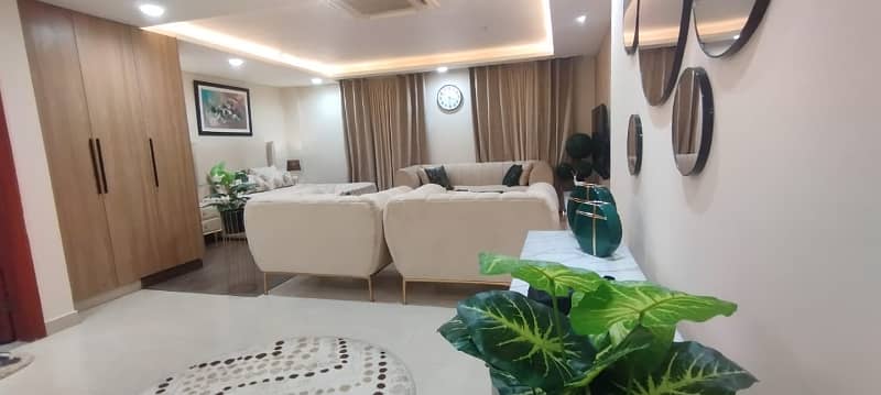 Furnished Fully Luxury Studio Apartment For Rent In Gold Crest Mall And Residency DHA Phase 4 9