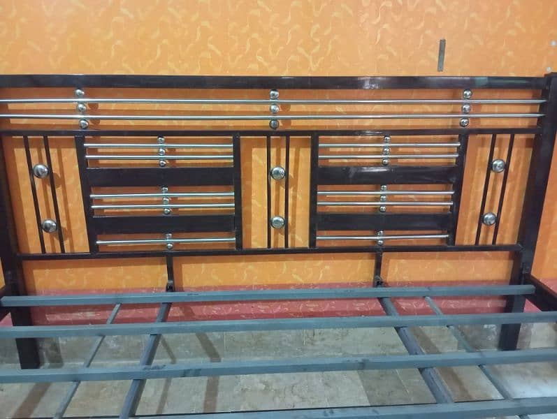 Iron bed with Medicated mattress 2