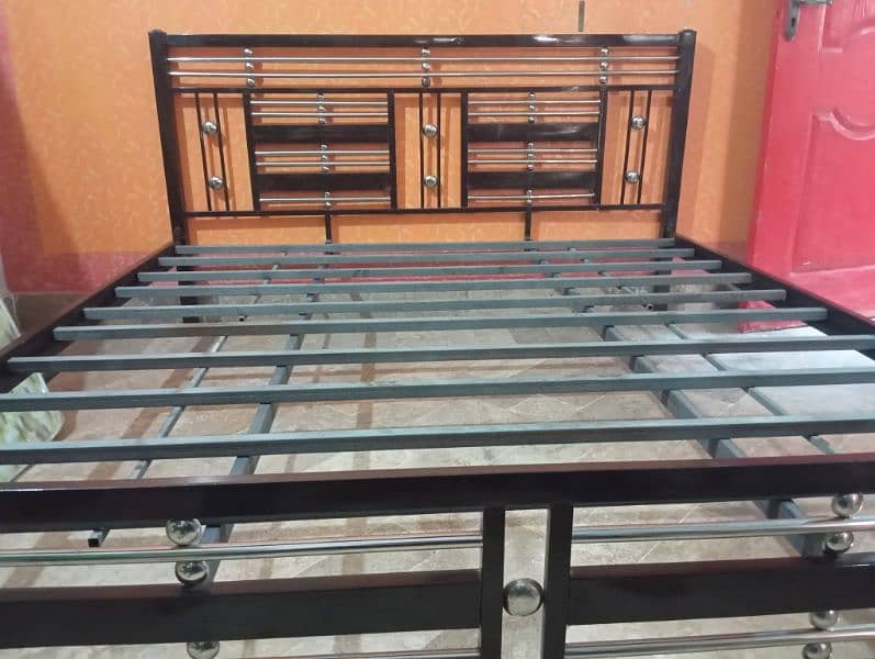 Iron bed with Medicated mattress 5