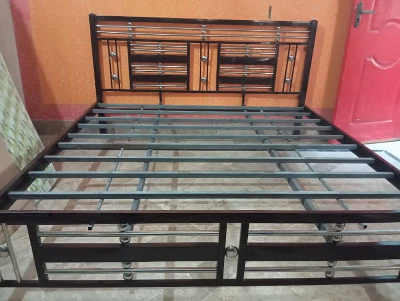 Iron bed with Medicated mattress 6