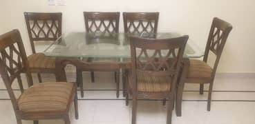 6 chairs imported dining table 0