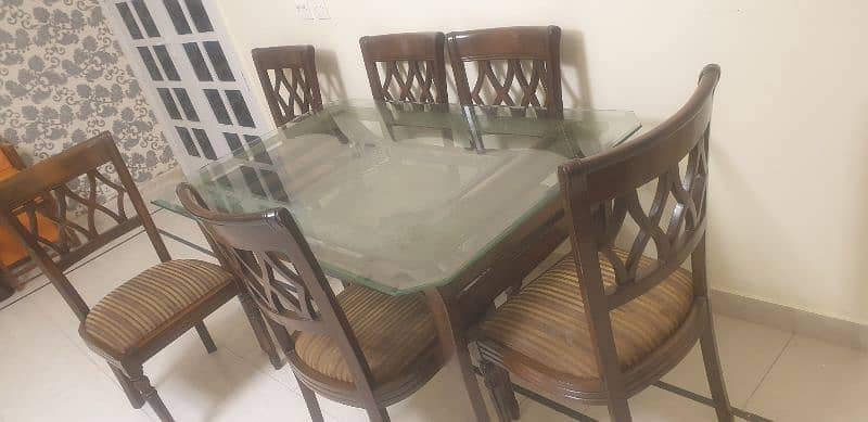 6 chairs imported dining table 1