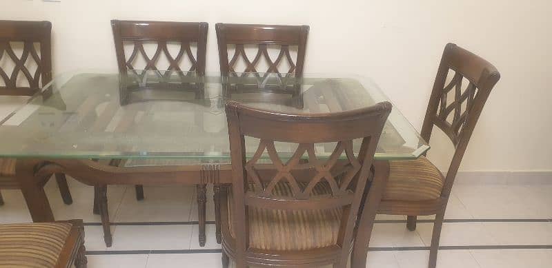 6 chairs imported dining table 2