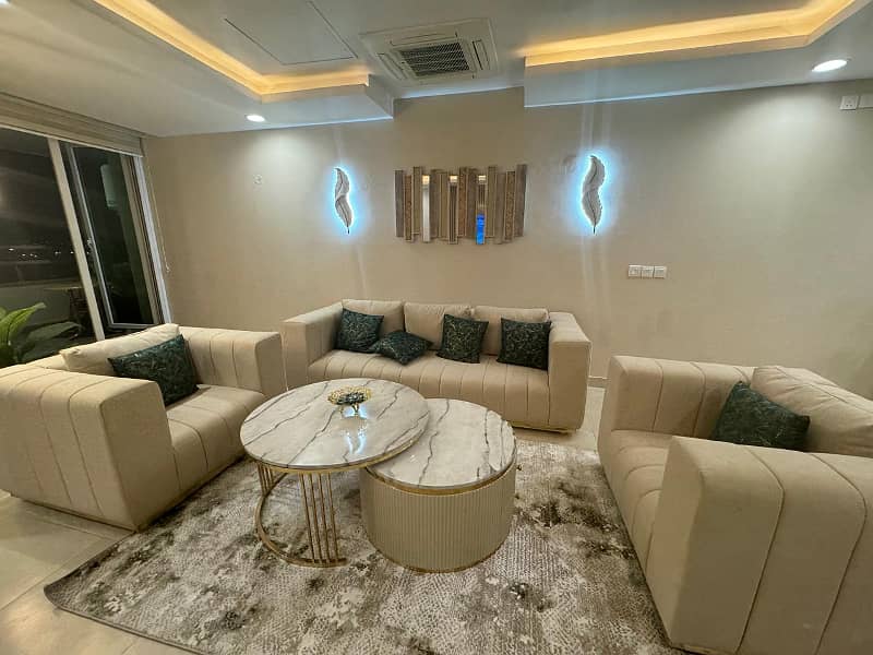 1 Bedroom Luxury Fully Furnished Apartment For Rent In Gold Crest Mall And Residency DHA Phase 4 9