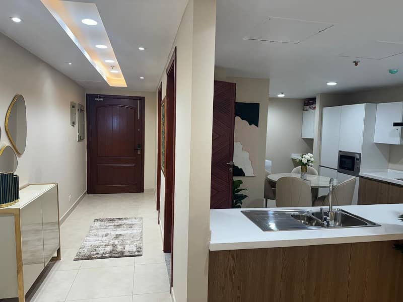 1 Bedroom Luxury Fully Furnished Apartment For Rent In Gold Crest Mall And Residency DHA Phase 4 12