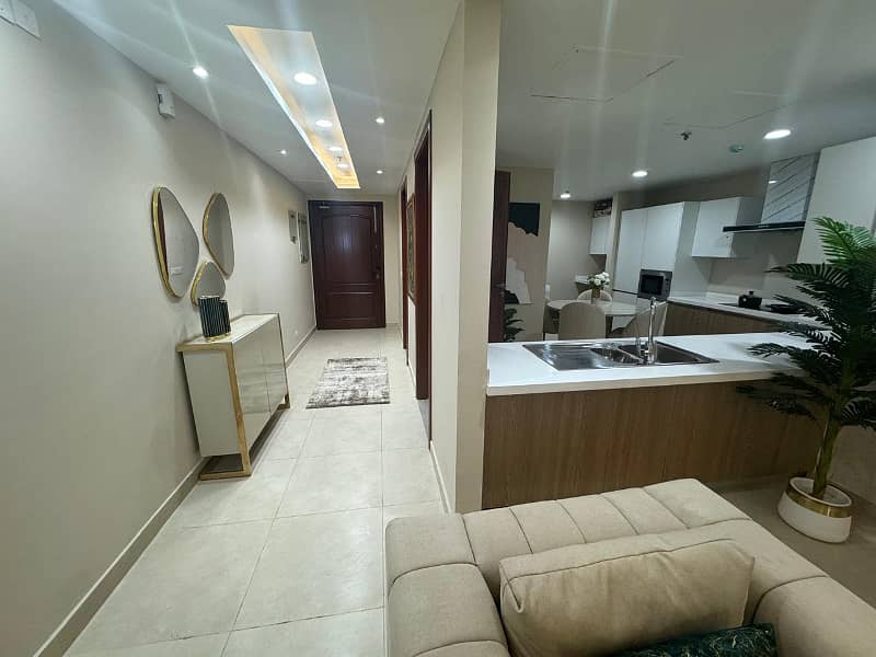 1 Bedroom Luxury Fully Furnished Apartment For Rent In Gold Crest Mall And Residency DHA Phase 4 14