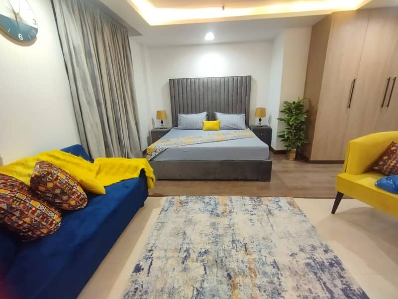 Studio Luxury Fully Furnished Apartment For Rent(Short time and long) In Gold Crest Mall And Residency DHA Phase 4 1