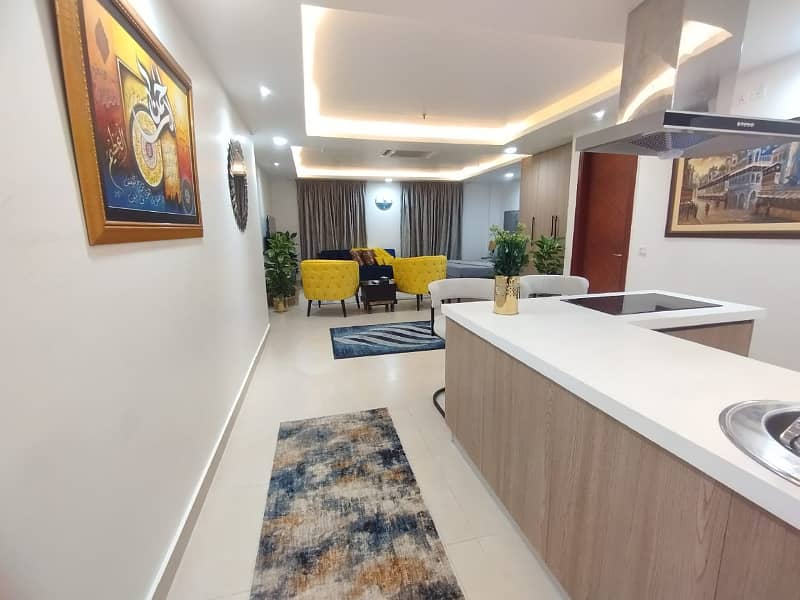 Studio Luxury Fully Furnished Apartment For Rent(Short time and long) In Gold Crest Mall And Residency DHA Phase 4 9