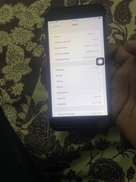 apple iphone 7 plus 128gB pta approved 1